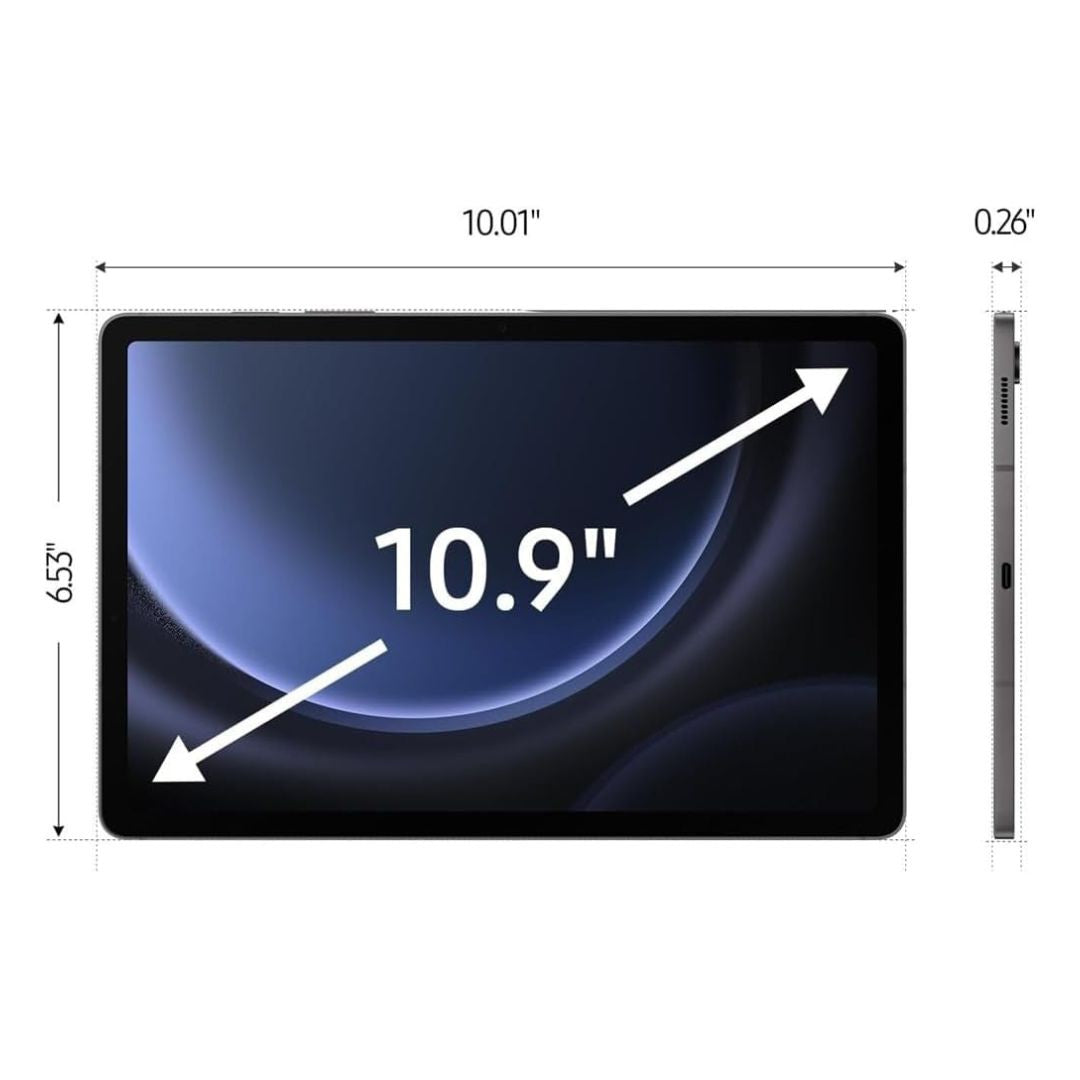 Spectrum Samsung Galaxy Tab S9 FE 10.9" with S-Pen - 128GB - Gray - SM-X518UZAACHA - Image 4