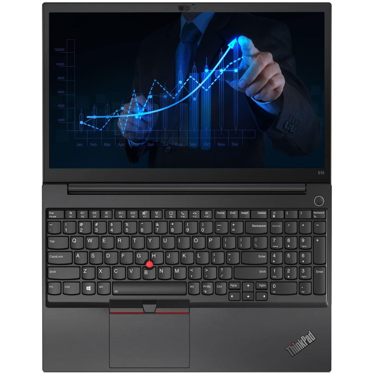 Lenovo ThinkPad E15 Gen 2 - FHD - Ryzen 5 4600U - 16GB RAM - 512GB SSD - Black - Image 2