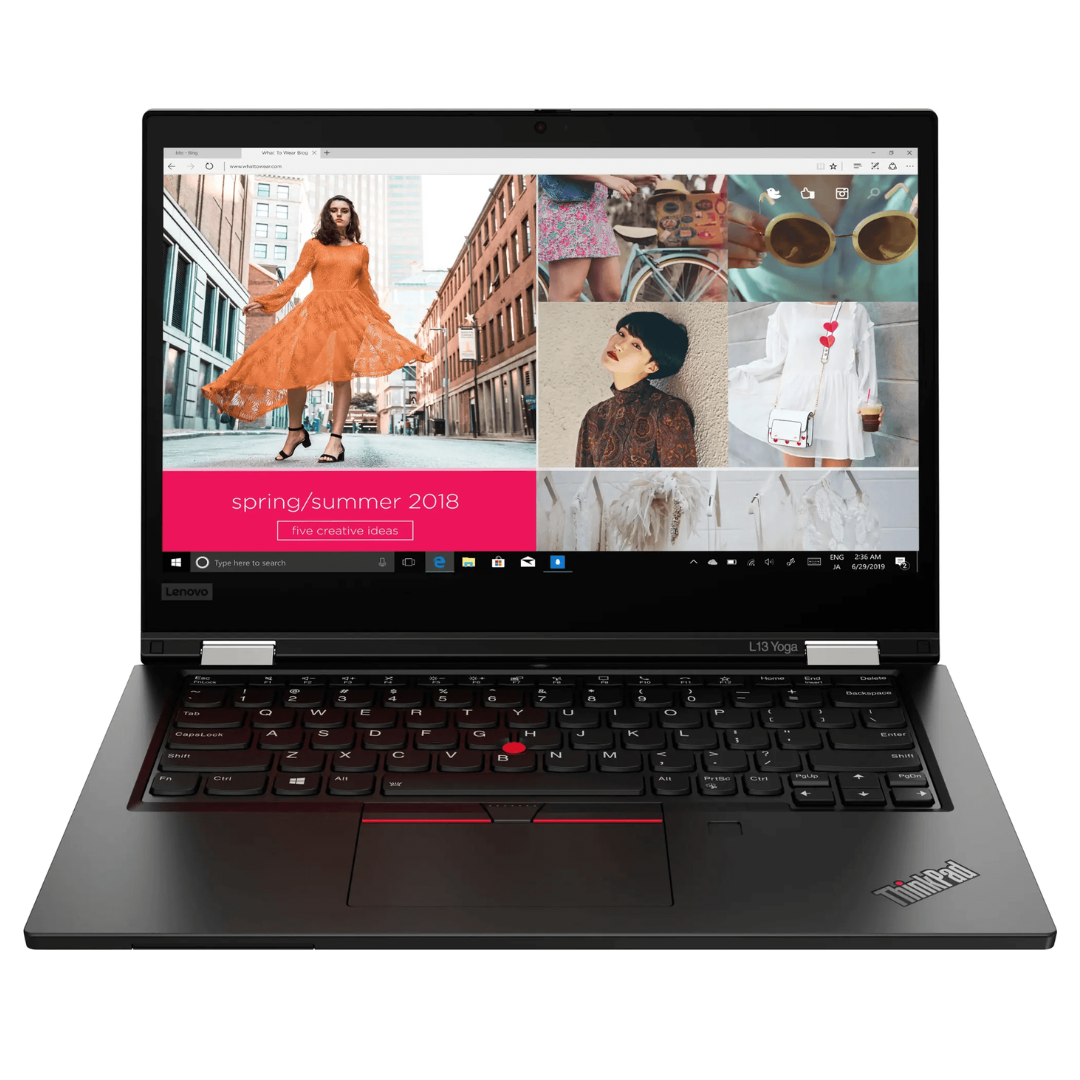 Lenovo ThinkPad L13 Yoga Gen 2 2-in-1 13.3" FHD Touch Laptop - Ryzen 5 Pro 5650U - 8GB RAM - 512GB SSD - Black - Image 3