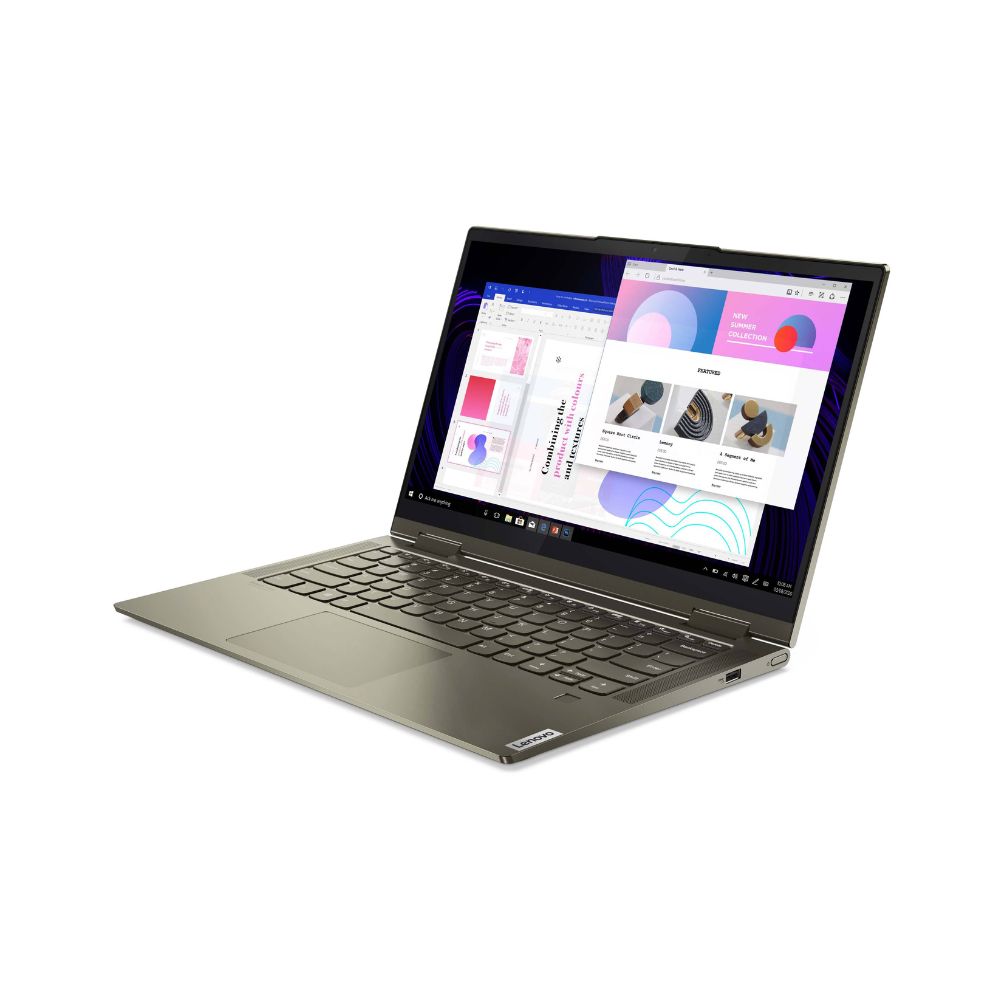 Lenovo Yoga 7i 2-in-1 14" Touch Screen Laptop - Intel Evo Platform - i5-1135G7 - 12GB RAM - 512GB SSD - 82BH00DQUS - Image 2