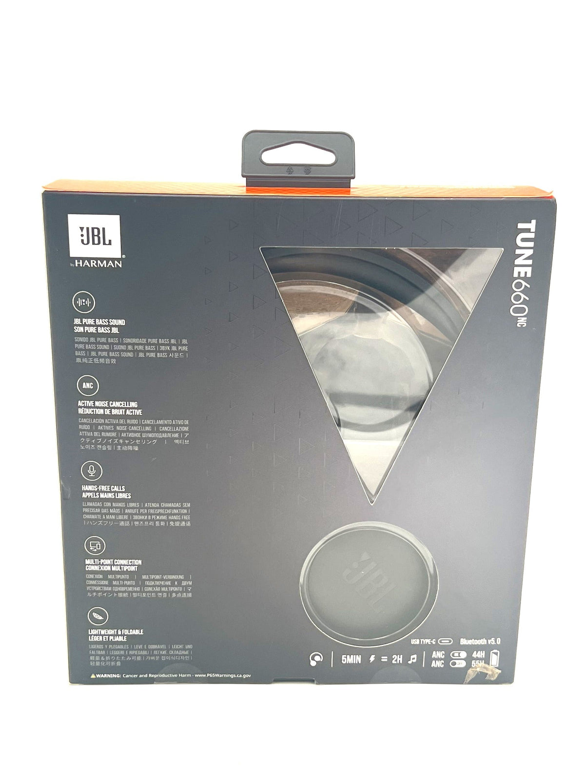 JBL Tune 660NC Wireless Headphones w/ Active Noise Cancelling - Black - Image 5
