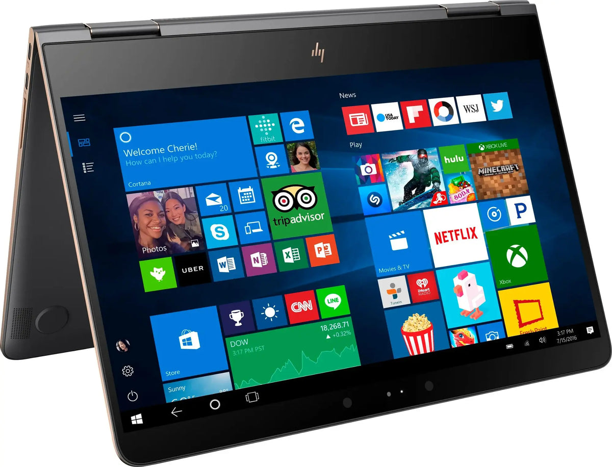 HP Spectre x360 13-AC063DX 13.3" 2-in-1 Touch-Screen Laptop - i7-7500U - 8GB RAM - 256GB SSD - Image 2