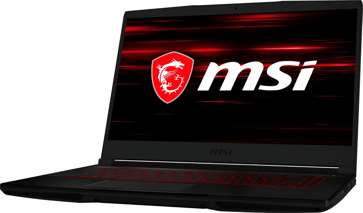 MSI GF63 15.6" Gaming Laptop - i5-10500H - 8GB RAM - GTX 1650 - 256GB SSD - Black - GF63818 - Image 4