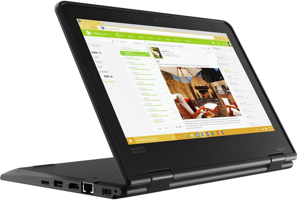 Lenovo ThinkPad Yoga 11e 5th Gen 11.6" Touchscreen - Intel Pentium N5000 - 8GB RAM - 256 GB SSD - Windows 10 - Image 2