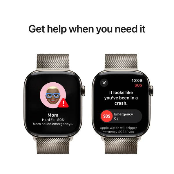 Apple Watch Series 10 46MM (GPS + Cellular) - Natural Titanium - Image 4