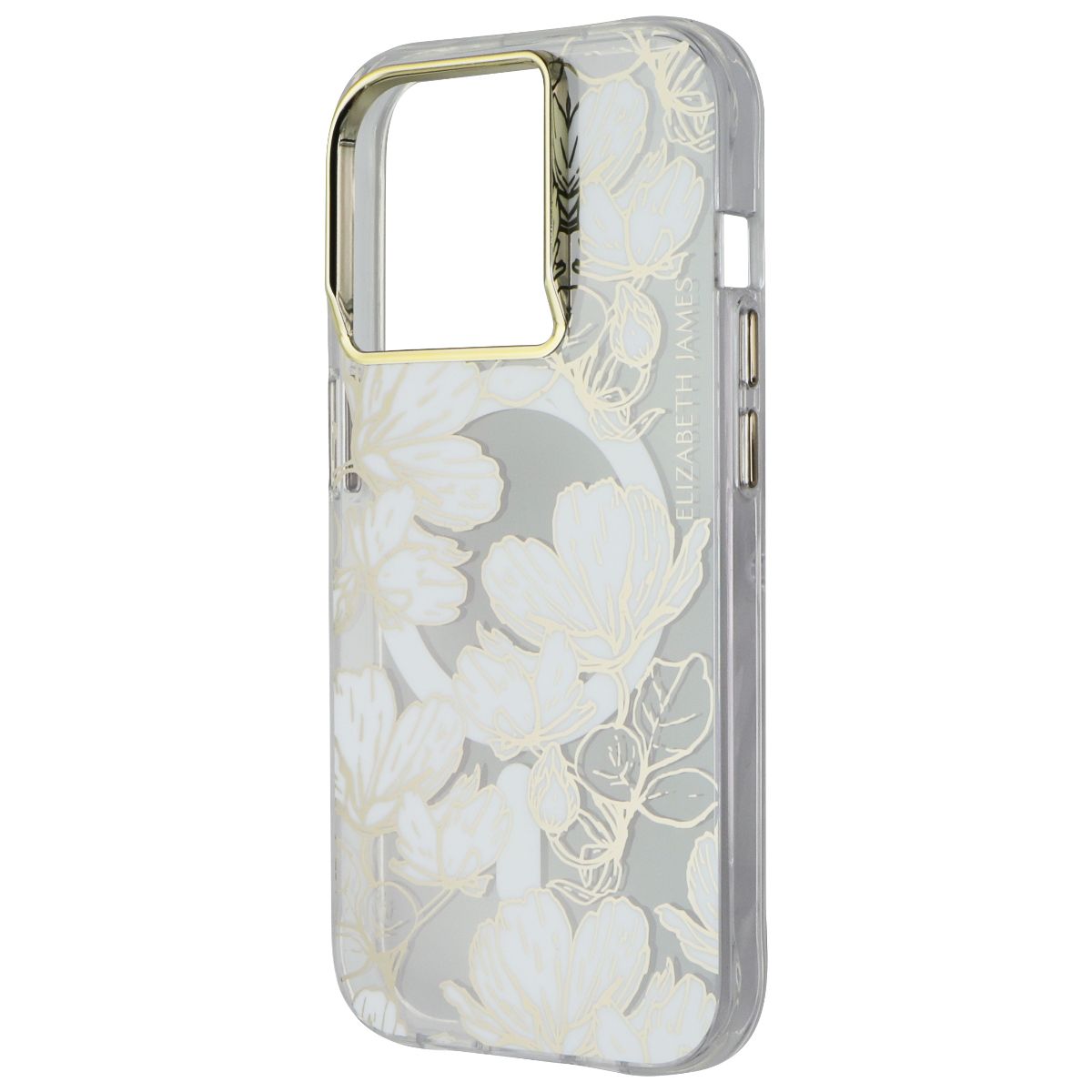 Elizabeth James Case for MagSafe for iPhone 15 Pro - Sunday in Soho Clear/Gold - New