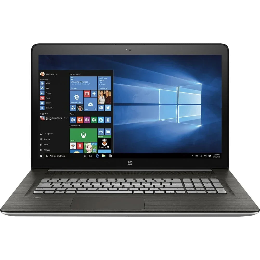 HP ENVY 17.3" Touch-Screen - i7-5500U - 16GB RAM - GeForce 940M - 1TB HDD - Linear Carbon/Natural Silver - M7-N101DX
