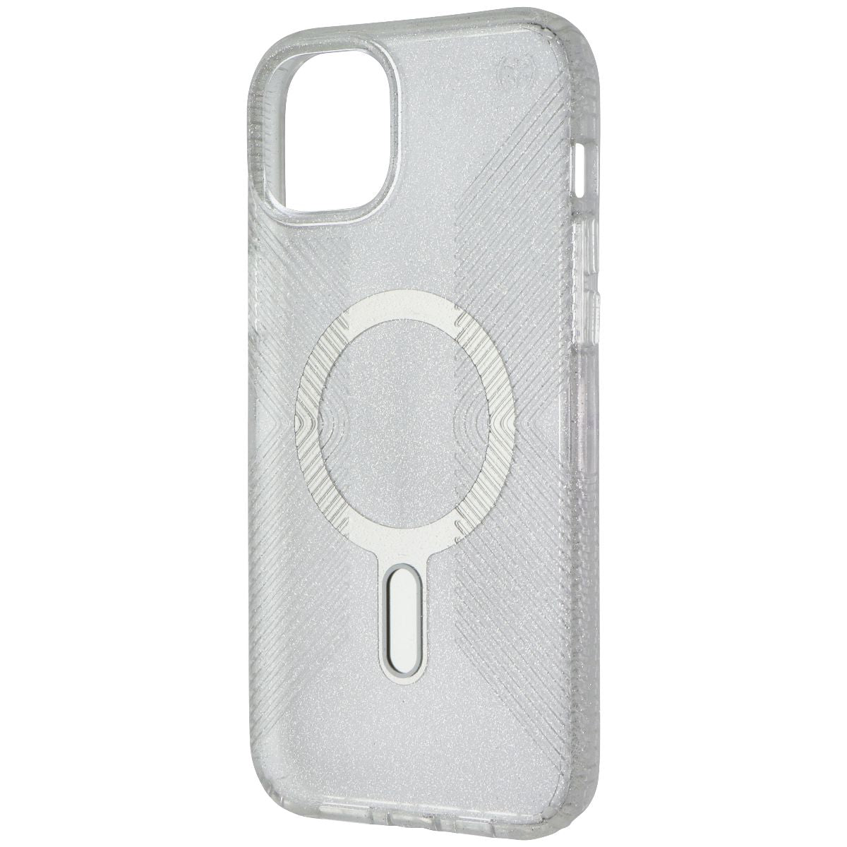 Speck Presidio w/ Click Lock for MagSafe iPhone 15 Plus/14 Plus - Clear/Glitter - New