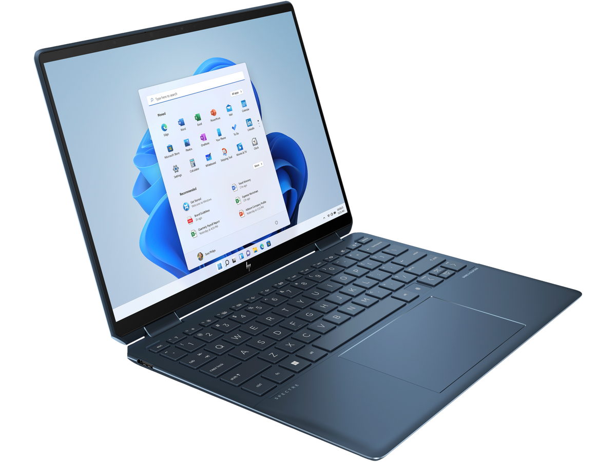 HP Spectre x360 14-ef079nr – 13.5" 3K2K Touchscreen – Intel Core i7-1255U – 16GB RAM – 512GB SSD – Nocturne Blue - Image 2