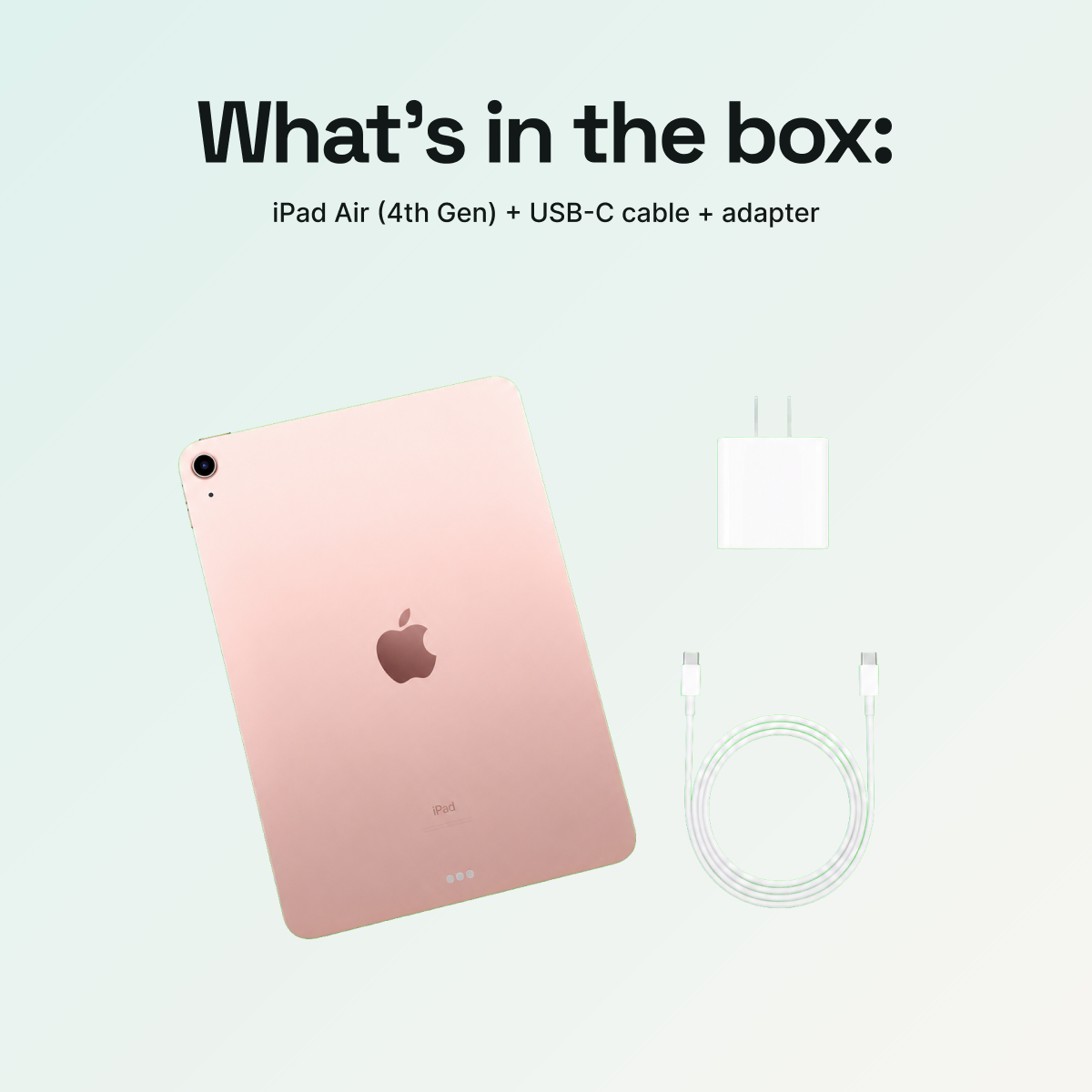 iPad Air 10.9" (4th Gen, 2020) 256GB - Rose Gold (Wi-Fi + Cellular) - Image 4