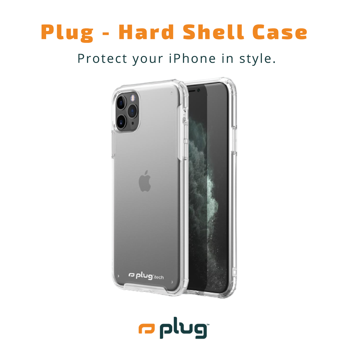 Plug - Hard Shell Clear Case for iPhone 8 Plus - Image 2